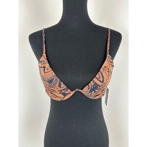 NWT Good American showoff curve top -chai swirl size 2 (M)
